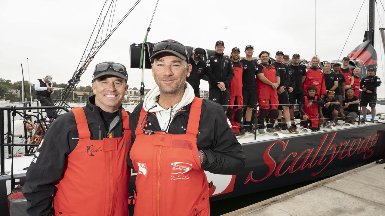 Grant Wharington (L) has also sailed with David Witt, the skipper Scallywag.