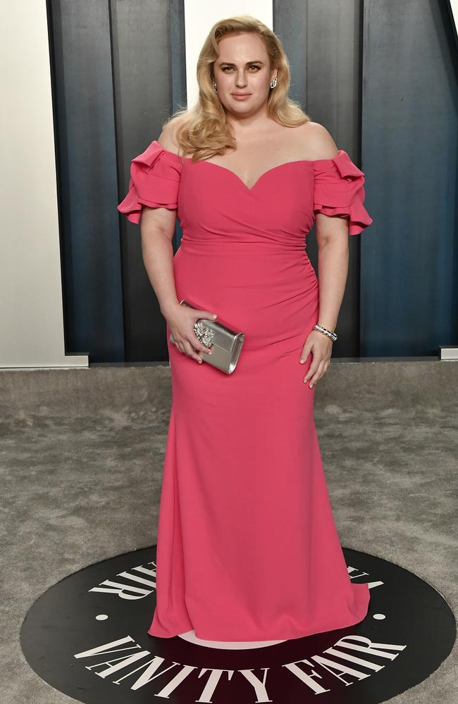 A wardrobe change for Rebel Wilson. Picture: Getty Images