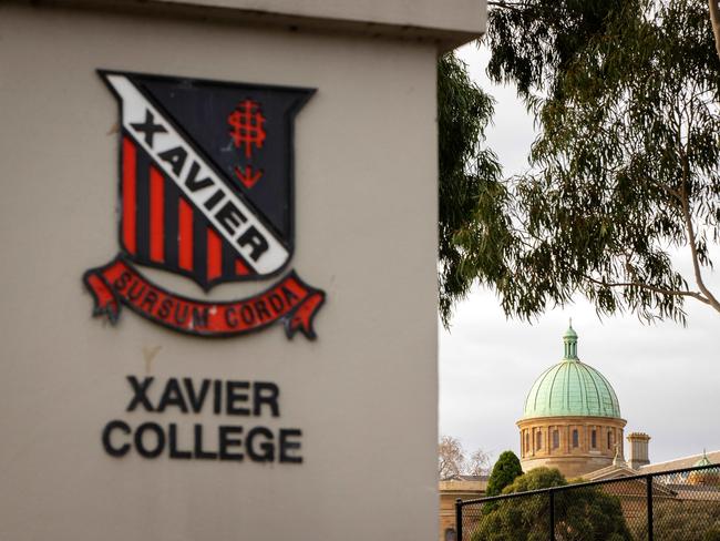 Xavier College, Kew. Picture: Mark Stewart
