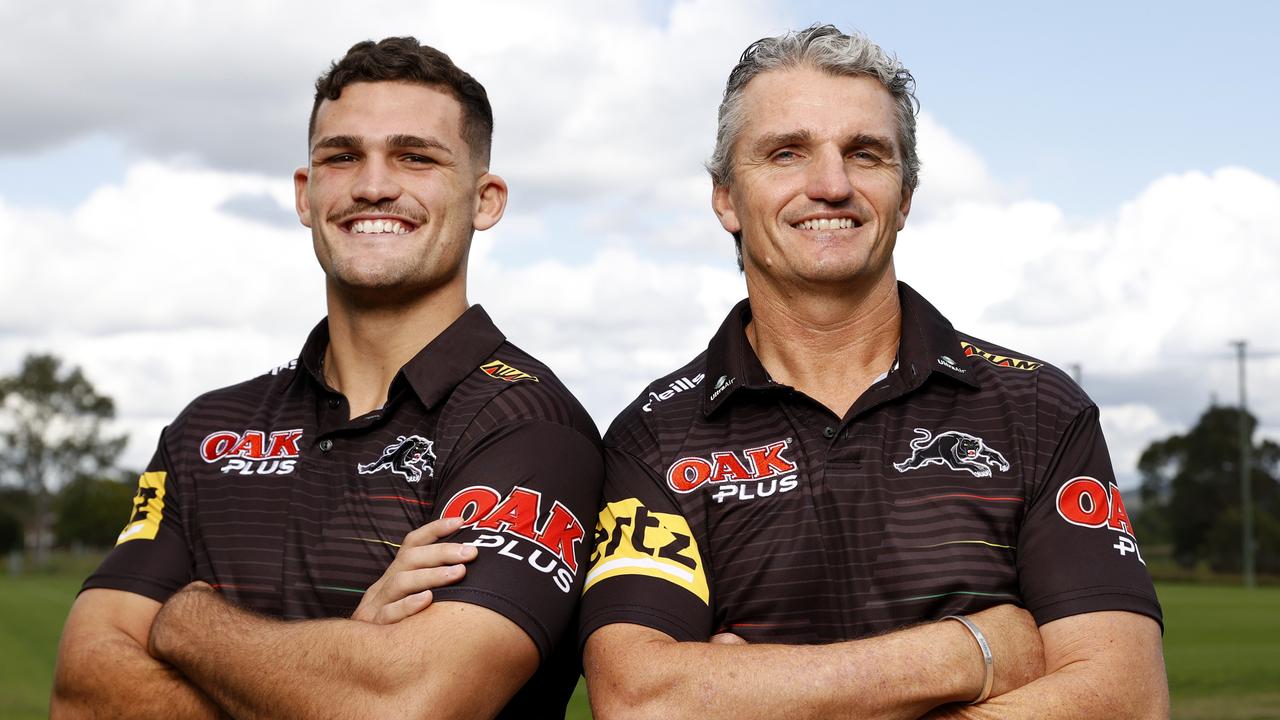 Panthers coach Ivan Cleary and son Nathan were harrassed by trolls during their first year together at Penrith.