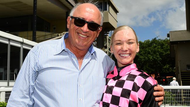 Leah Kilner with Rob Heathcote. Picture: Grant Peters—Trackside Photography.