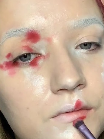 Subtle make-up has gone out the window. Picture: TikTok