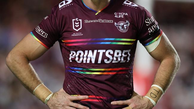 NRL were split over whether they would encourage their players to wear a pride jersey. Picture: Getty Images