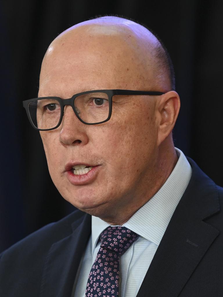 Opposition leader Peter Dutton. Picture: NCA NewsWire / Martin Ollman