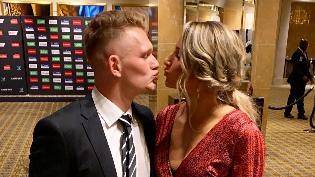 Adam Treloar and his wife Kim are experiencing the challenges of pursuing their sporting careers at the top level.