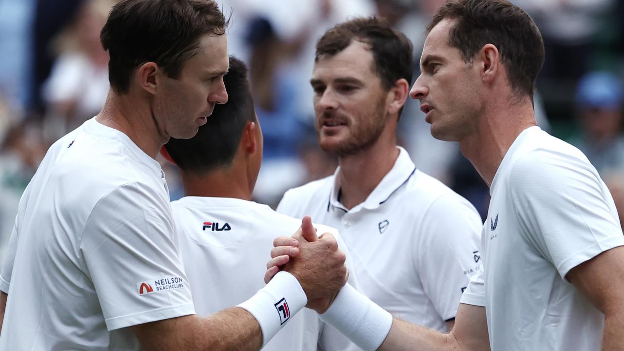 Australian duo ends Murray Brothers’ run in Andy’s last Wimbledon