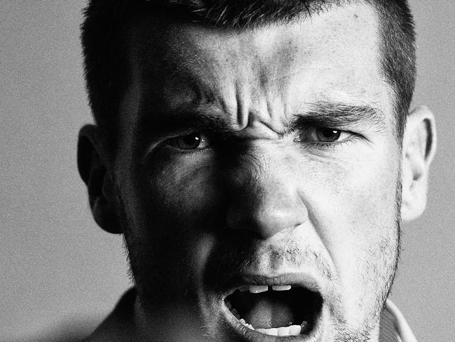 BRUGGE, BELGIUM - MAY 12: (EDITORS NOTE: Image has been converted to black and white.) Mathew Ryan of Australia and Club Brugge poses during a Feature Shoot at the Jan Breydel Stadium on May 12, 2014 in Brugge, Belgium. (Photo by Dean Mouhtaropoulos/Getty Images)