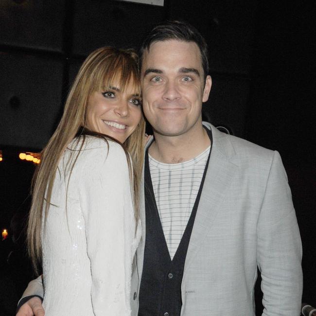 Robbie Williams and Ayda Field at the beginning of their relationship (Photo by Dave M. Benett/Getty Images)