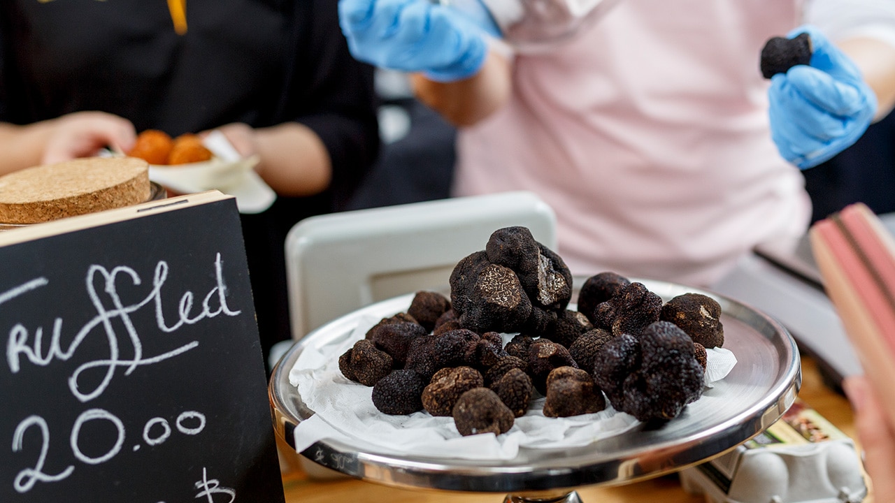 <h3>Truffle Kerfuffle, June 28-30</h3><p><strong>What:</strong> Truffle pig out in Manjimup.</p><p><strong>Who goes:</strong> Foodies and truffle lovers.</p><p><strong>Highlight:</strong> Long table lunches and dinners with lots of freshly unearthed truffles.</p><p><strong>Stay:</strong> Camp, caravan or stay in a chalet at <a href="https://www.fontyspool.com.au/" target="_blank" rel="noopener">Fonty&rsquo;s Pool</a>.&nbsp;</p><p><strong>Local tip:</strong> The Manjimup Adventure Playground is one of the best free parks you&rsquo;ll ever find, with a 17m slide and 40m flying fox.</p><p><a href="https://trufflekerfuffle.com.au/" target="_blank" rel="noopener">trufflekerfuffle.com.au</a></p>