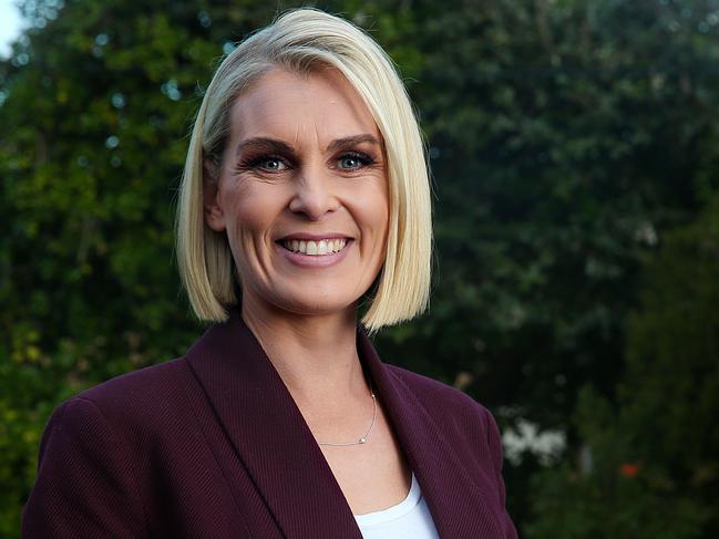 Weekend.Fox Footy commentator Sarah Jones. Picture: Ian Currie