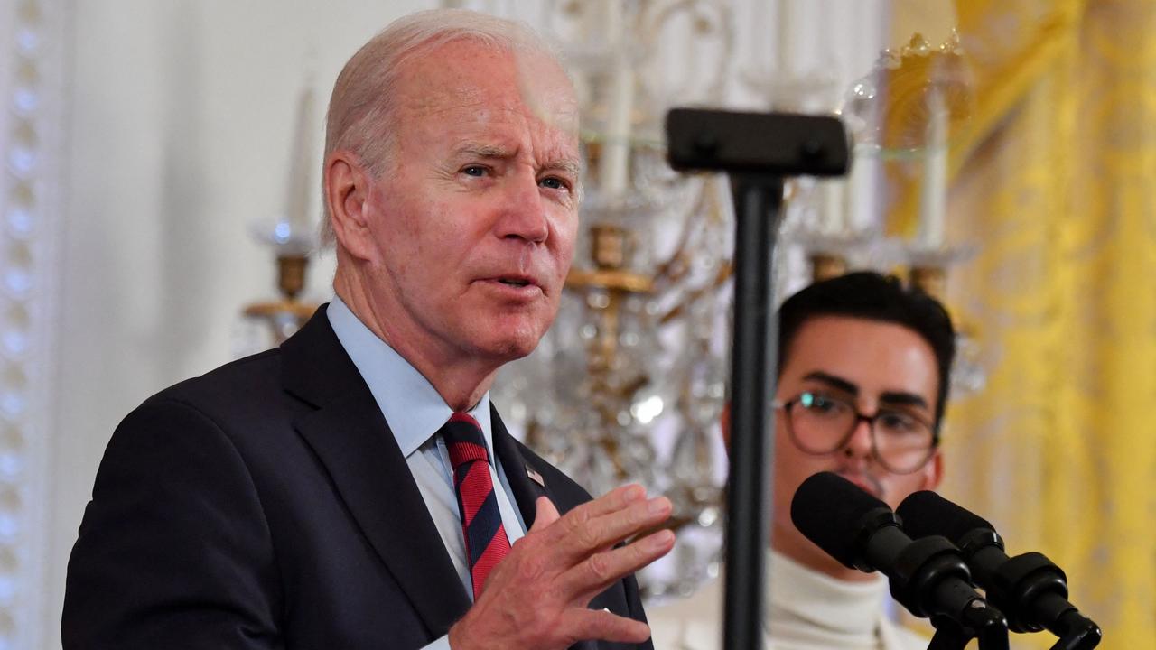 US President Joe Biden is coming under fire over the economy. Picture: Nicholas Kamm / AFP