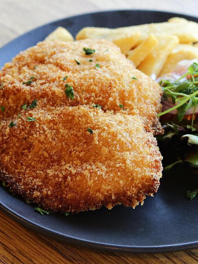 The Rutherford Hotel’s schnitty.