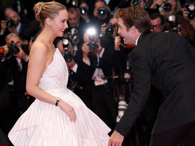 The pair exuded chemistry at Cannes. Picture: Sameer AL-DOUMY / AFP
