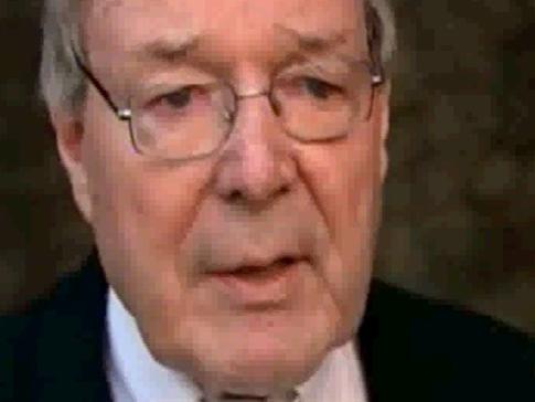 George Pell stills from Seven News