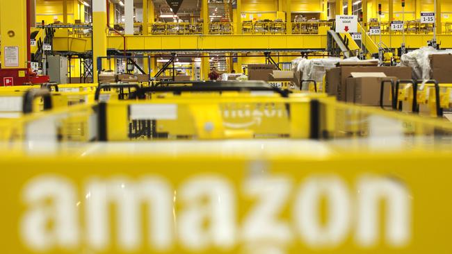 Amazon has a warehouse in Melbourne but no official Aussie launch date. Picture: Bartek Sadowski/Bloomberg