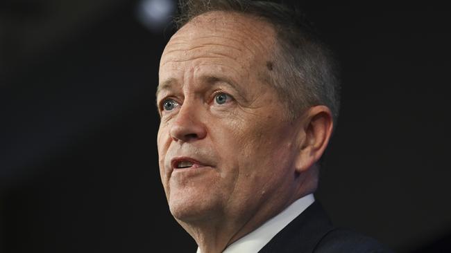 NDIS Minister Bill Shorten says reforms to the National Disability Insurance Scheme are starting to deliver financial savings. Picture: NewsWire / Martin Ollman