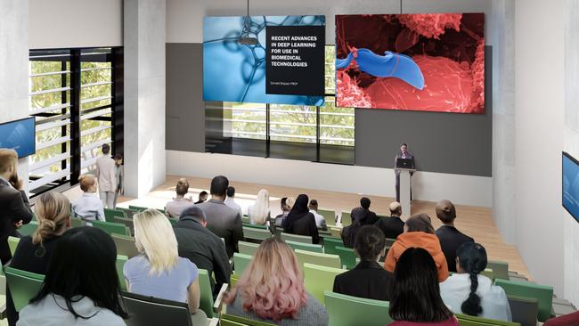 What the lecture theatre at new ACMD building will look like when completed. Picture: Supplied