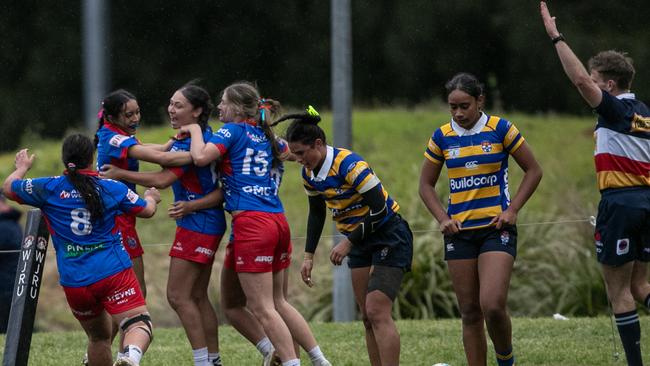 Manly’s Eden Melham after her try