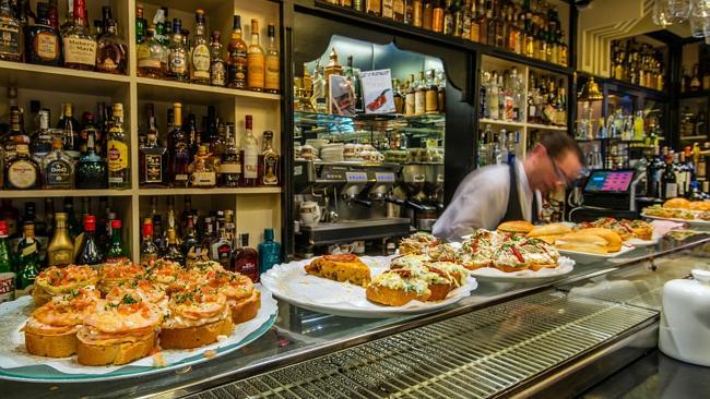 Delicious Basque fare in a bar in Bilbao. Picture: Alamy