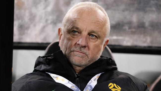 Socceroos coach Graham Arnold’s men have been impressive, but still have tempo issues during their games. Picture: Mark Metcalfe/Getty Images