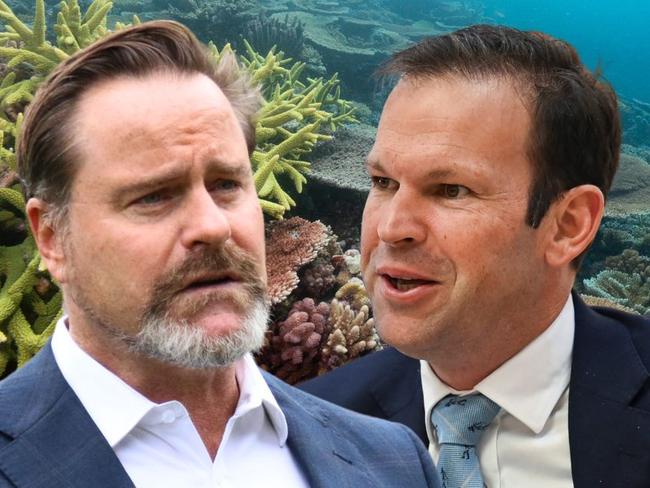 Senators Peter Whish-Wilson and Matt Canavan have butted heads over a push to ban new coal, oil and gas projects in Australia.