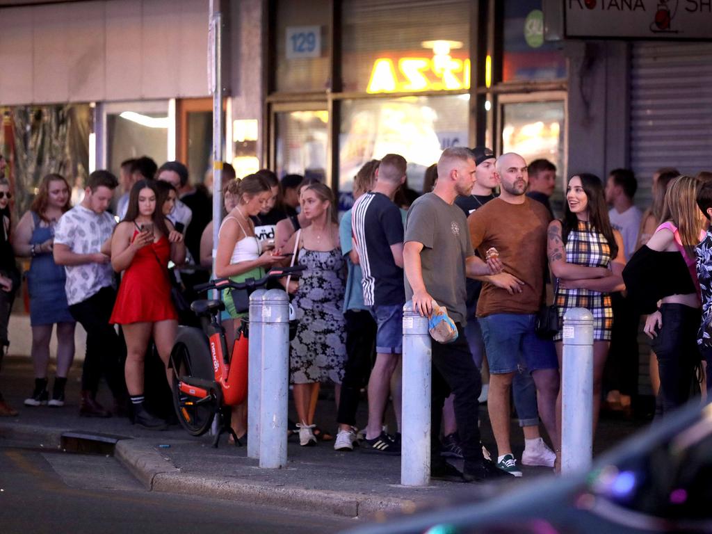 New Year;&#149;s Eve kicking off in Hindley Street. Picture Dean Martin