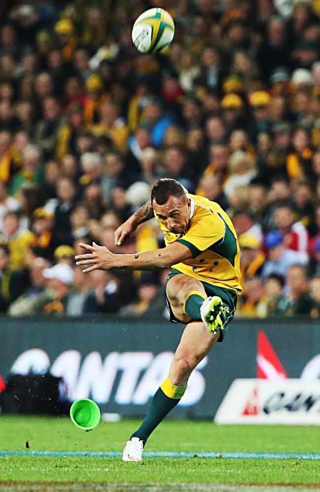 Quade Cooper’s kicking skills will be vital to a successful sevens conversion.