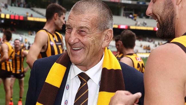 Hawthorn president Jeff Kennett has been criticised by Cyril Rioli. Picture: Michael Klein