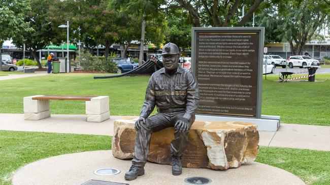 The Moranbah Miners Memorial. Picture: Daryl Wright