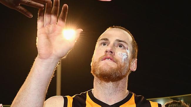 Jarryd Roughead will play game 250 against the Tigers this week. Picture: Getty Images