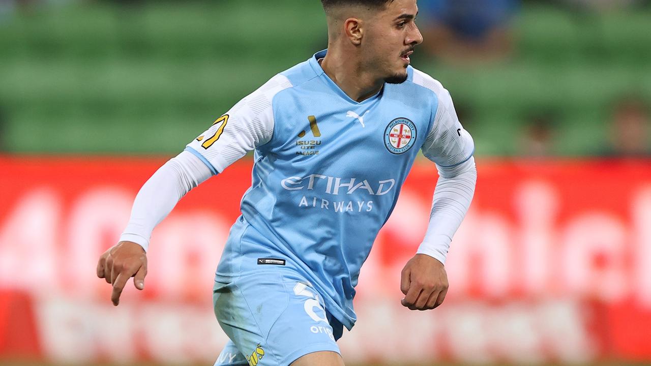 Melbourne City’s Marco Tilio will have extra motivation to perform against Newcastle after missing World Cup selection. Picture: Robert Cianflone / Getty Images