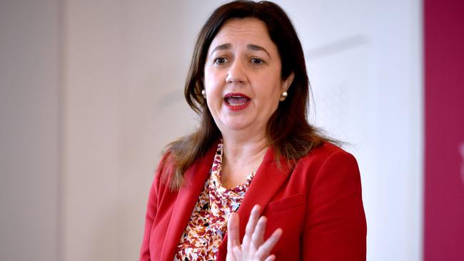 Queensland Premier Annastacia Palaszczuk was widely criticised for her tough stance on borders during the early stages of the COVID pandemic. Picture: John Gass