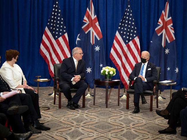 France recalled its ambassadors from both the United States and Australia to underline its displeasure. Picture: AFP