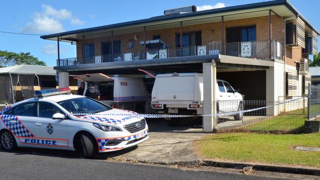 Police investigating the murder of Toyah Cordingley raided this Innisfail house.