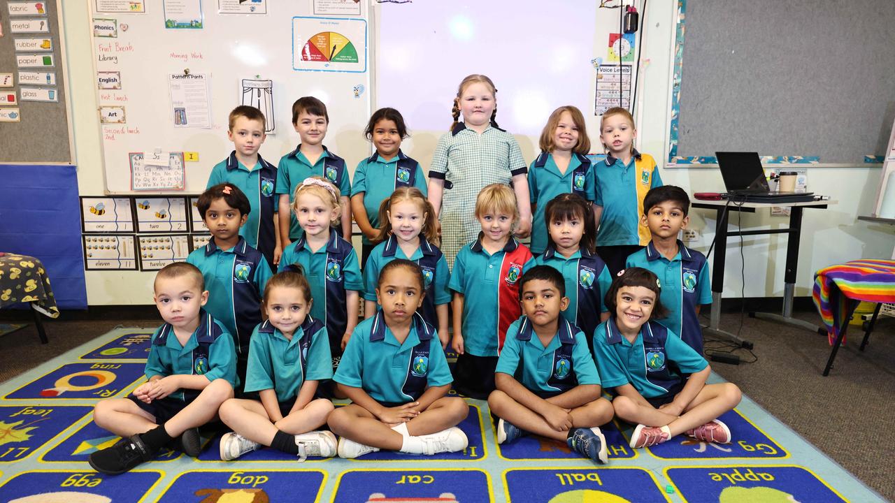 My First Year 2025 - Isabella State School Prep Class C. Back row to front row: Parker, Charlie, Alaya, Bailey, Holly, Kailan, Jewel, Isabelle, Iylah, ,Millie, Ava , Hayden, Oscar, Ivy-Grace, Ava, Nathaniel, Alannah. Picture: Brendan Radke