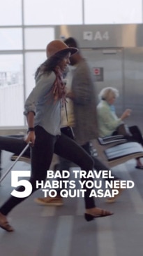 5 bad travelling habits to stop