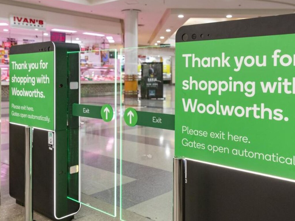 Both Woolworths and Coles have installed new security technology to combat shoplifting. Picture: Supplied