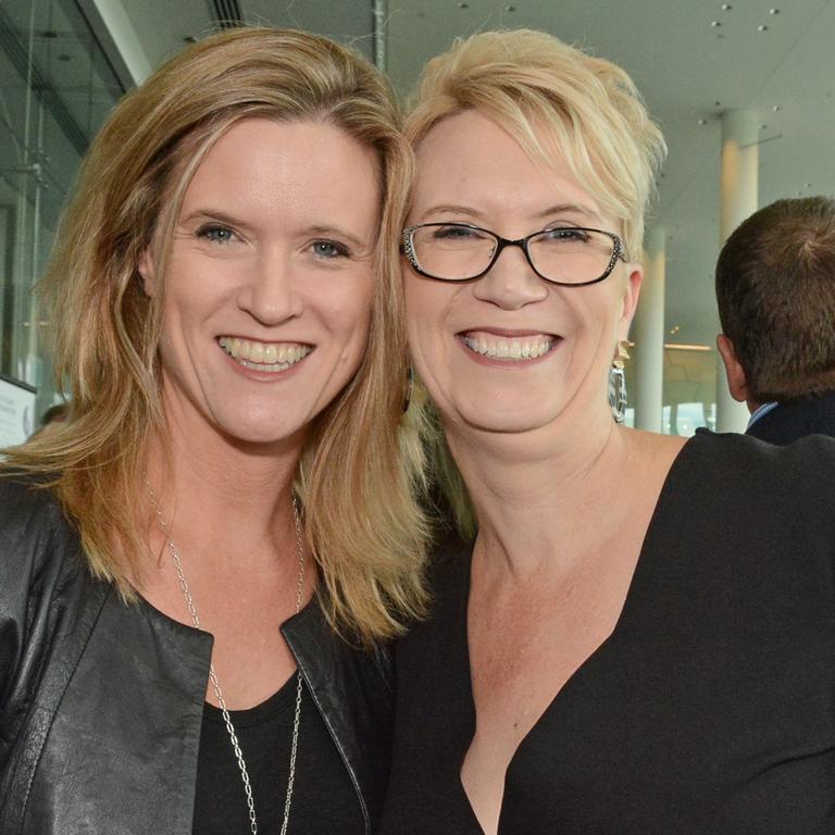 Kristie Pain and Marsha Graham at St Hilda's Foundation business lunch at RACV Royal Pines, Benowa. Picture: Regina King