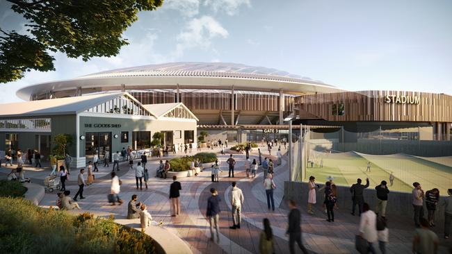 Macquarie Point Multipurpose stadium north west gate. Picture: Mac Point Development Corporation