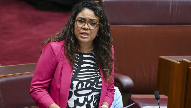 Senator Jacinta Nampijinpa Price will head a new grassroots No campaign funded by right-wing activist group Advance. Picture: Getty Images