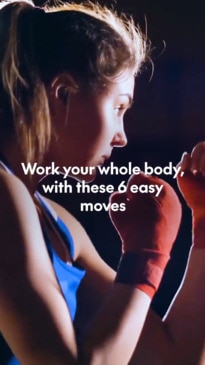 Work your whole body, with these 6 easy moves