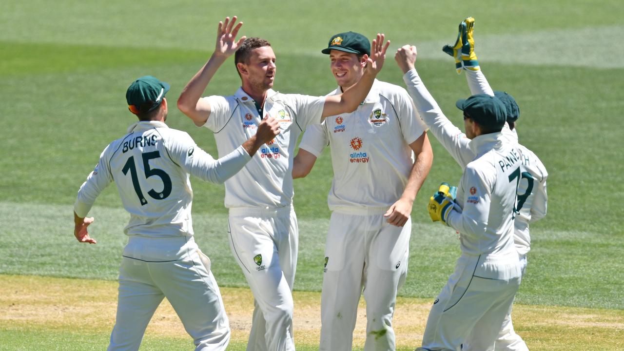 Josh Hazlewood was the chief destroyer for Australia.