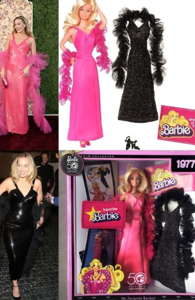 The look was inspired by 1977 SuperStar Barbie. Picture: Instagram