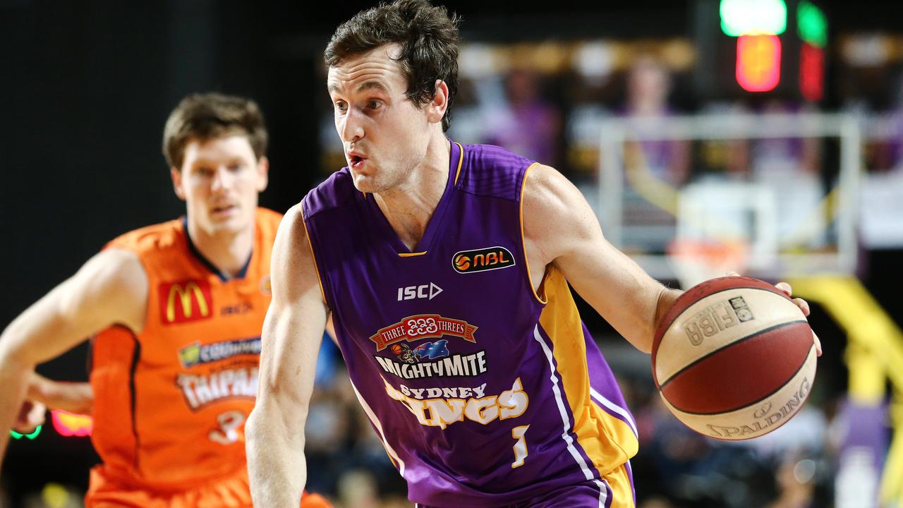 Ben Madgen in action for the Sydney Kings. 