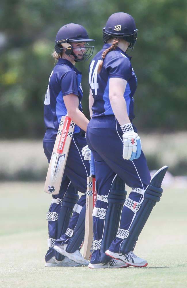 Underage 19 Female Championships; Various Matches played at Nudgee College Cricket Ovals 14.12.23 Pics by Stephen Archer