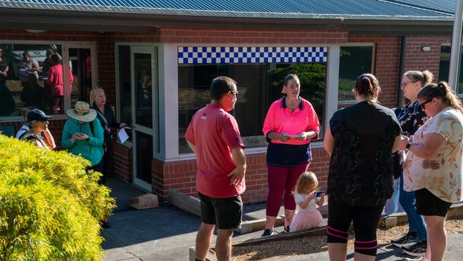 Local volunteers search in Buninyong and West of Ballarat continues on Sunday for Ballarat East woman, Samantha Murphy. Picture: NCA NewsWire/Ian Wilson