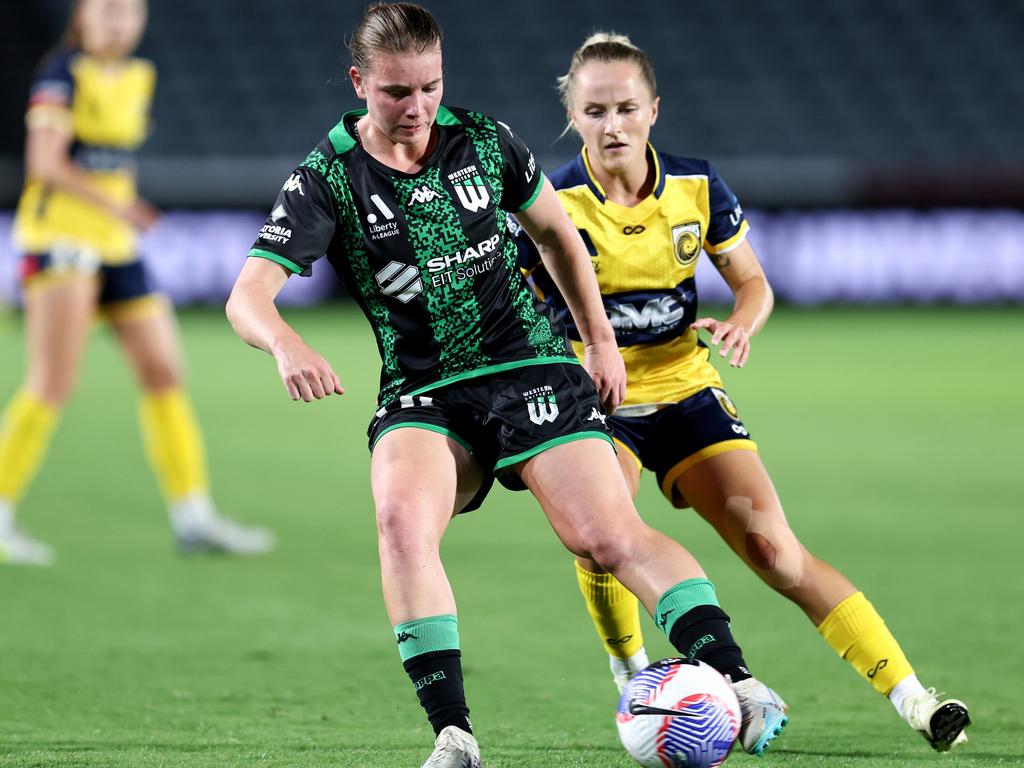 Kahli Johnson is back with Manly after her second season with Western United. (Photo by Brendon Thorne/Getty Images)