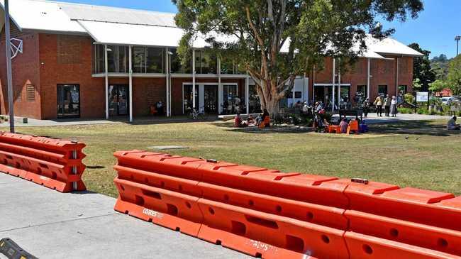 SOCIAL MEDIA IMAGE DISCUSS USE WITH YOUR EDITOR - Lismore City Council was forced to install crash barriers after two cars jumped the kerb and drove across The Quad.