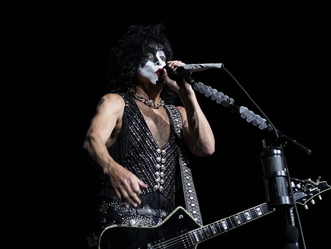 KISS play the first of two nights at Sydney’s Qudos Bank Arena. Picture: Monique Harmer