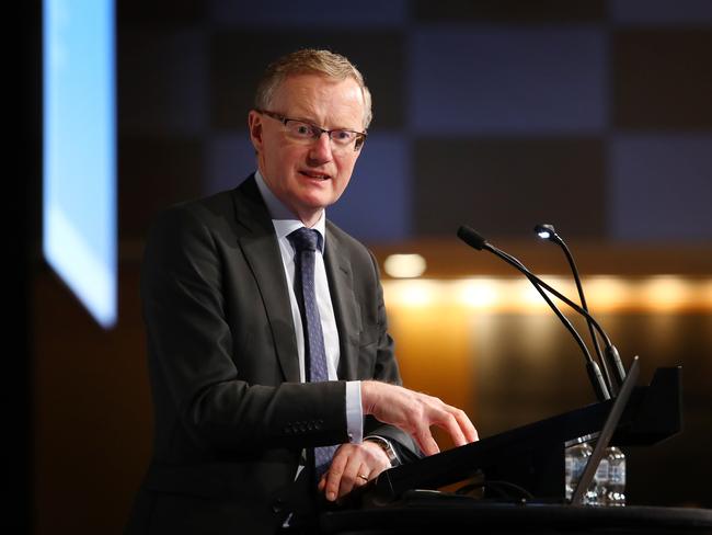 08/08/2018: Reserve Bank of Australia Governor Philip Lowe makes his annual Demographic Change and Recent Monetary Policy speech at the Anika Foundation Luncheon in Sydney on Wednesday. The speech comes the day after Australia's population reached 25 million. Hollie Adams/The Australian